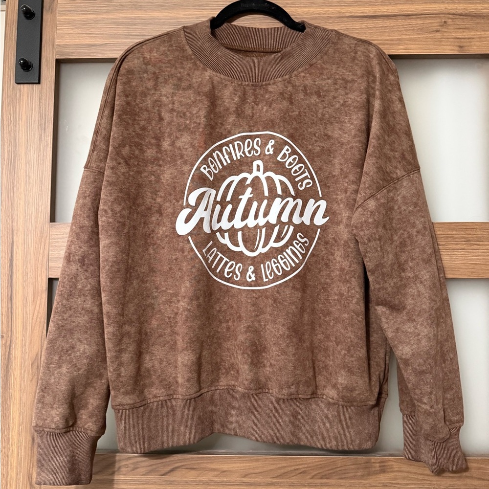 SOLD Mock Neck Crewneck